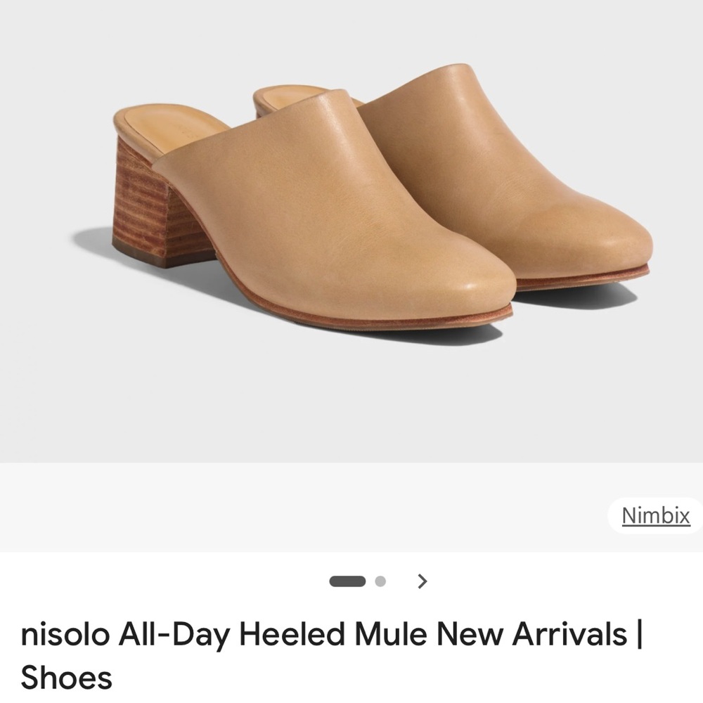 Nisolo Classic Tan Leather Mules